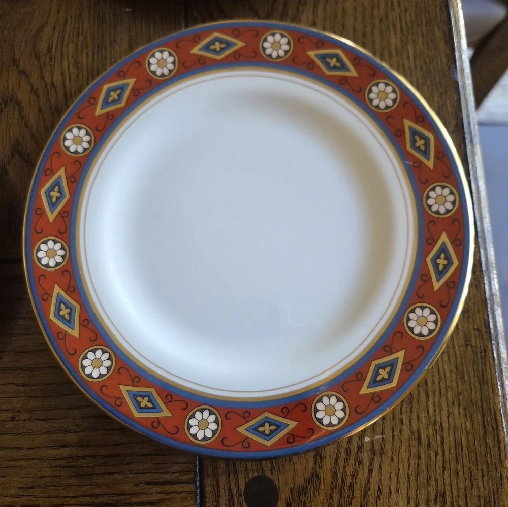 Minton Cordoba Dessert Plates (7) Fine Bone China Made In England Royal Doulton